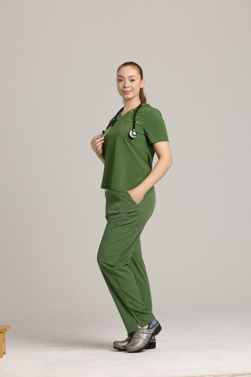 Cotton Scrubs olive green