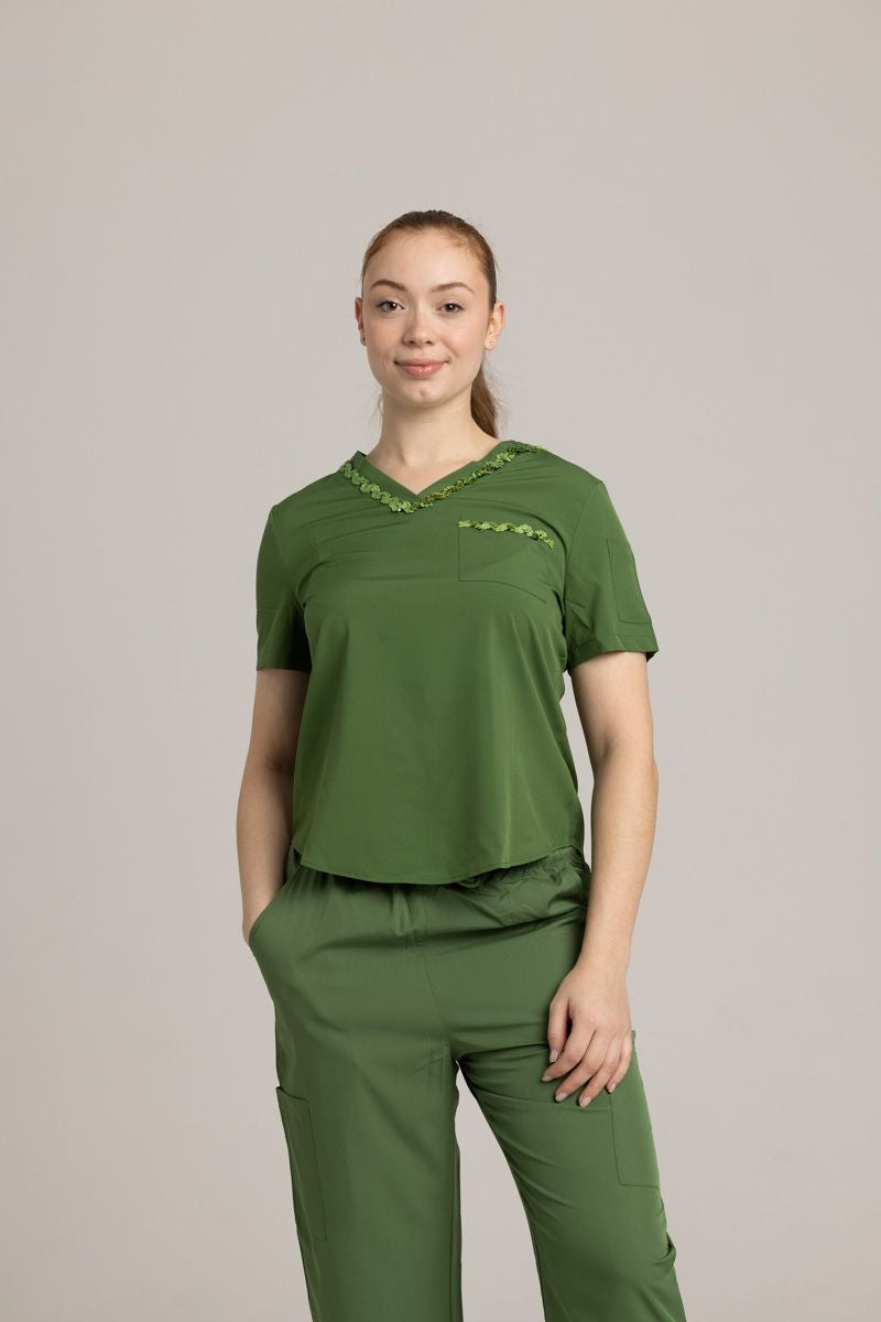 Cotton Scrubs olive green