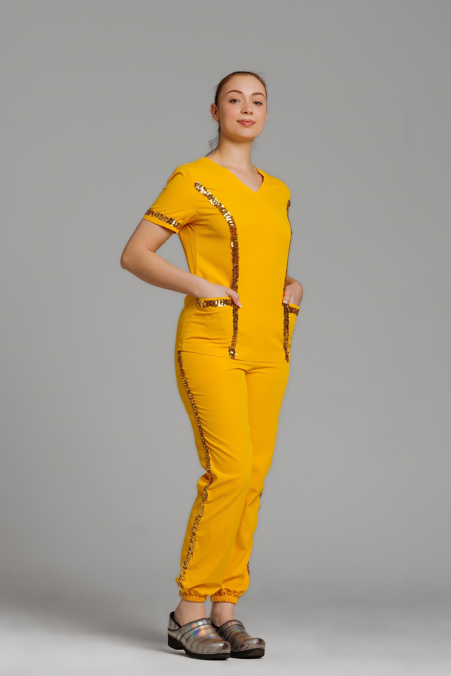 Cotton Scrubs – Soft, Breathable & Perfect for Long Shifts Pale Yellow